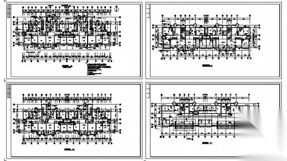 [湖南益阳市]某十一层住宅楼建筑施工图cad施工图下载【ID:167048198】