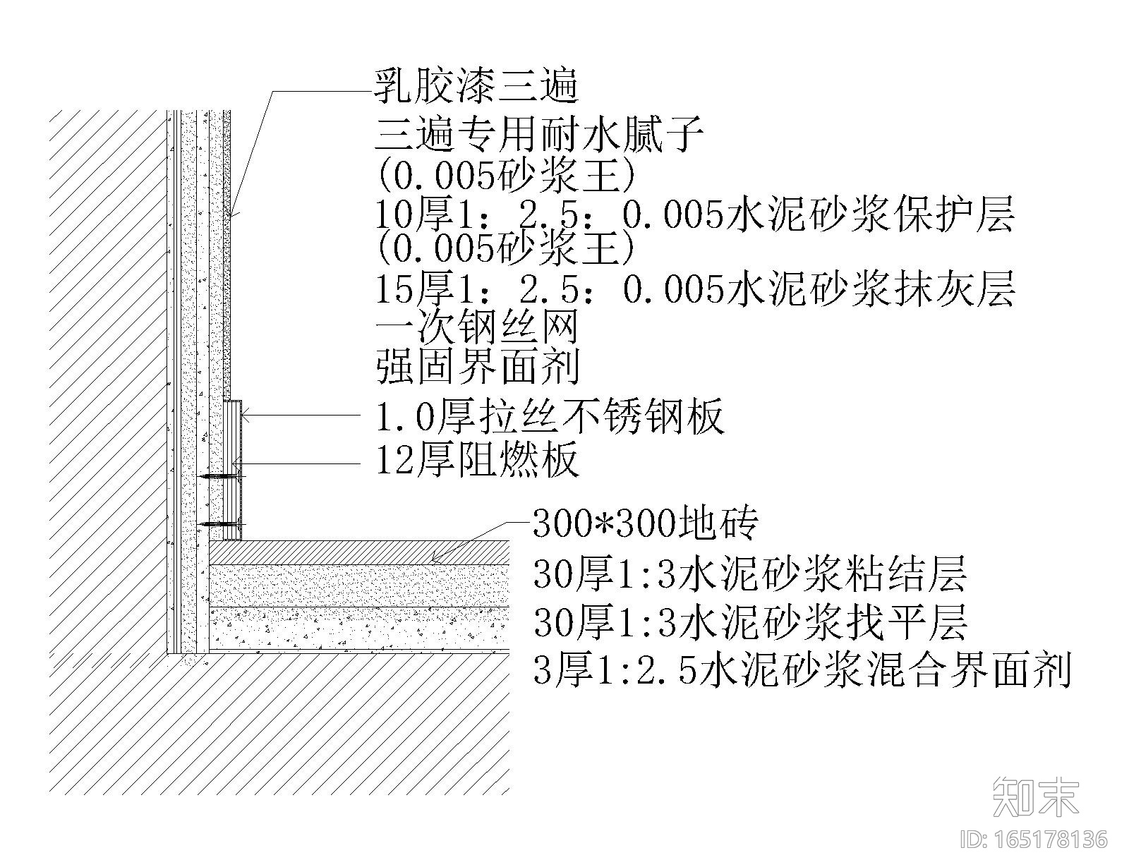 室内装饰工程通用节点cad施工图下载【ID:165178136】