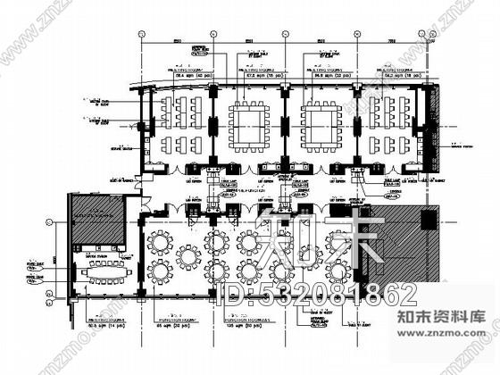 施工图上海高档豪华酒店功能房及大堂CAD施工图施工图下载【ID:532081862】