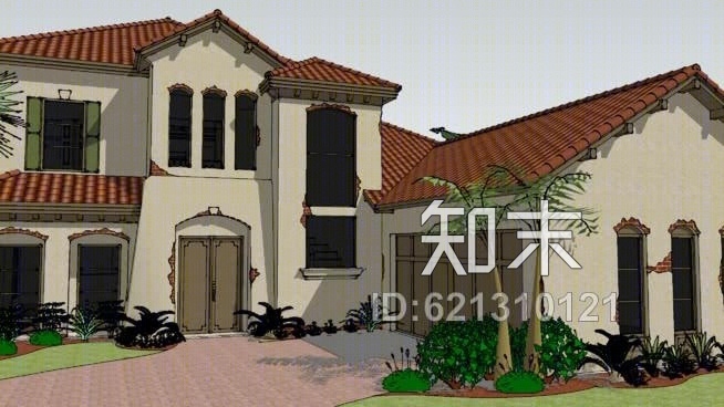 太阳海岸收藏-马德里SU模型下载【ID:621310121】
