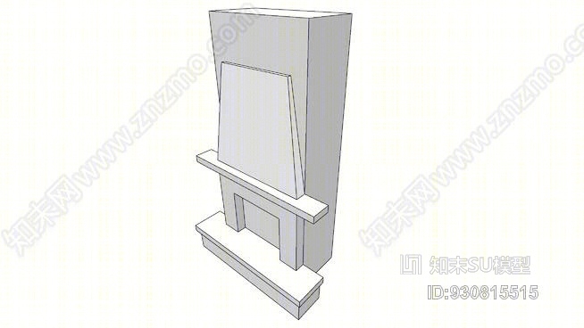 壁炉02SU模型下载【ID:930815515】