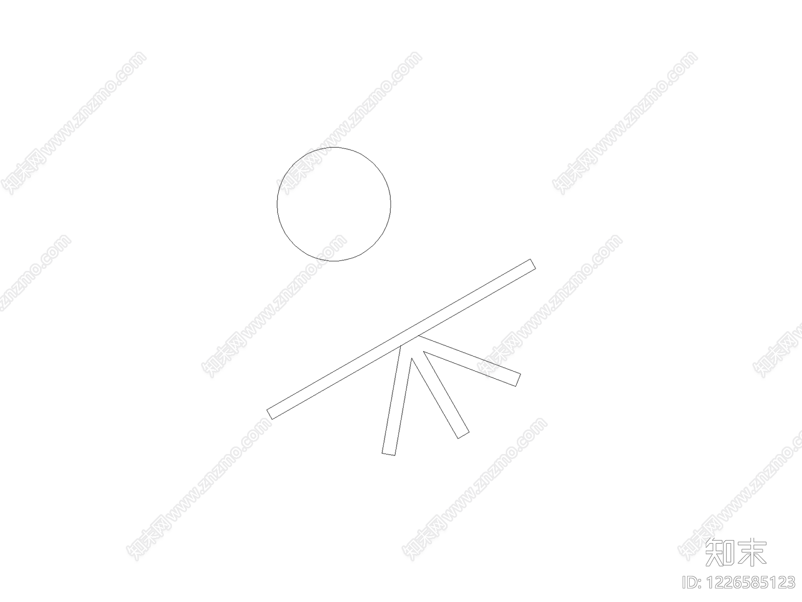 现代人物CAD图纸