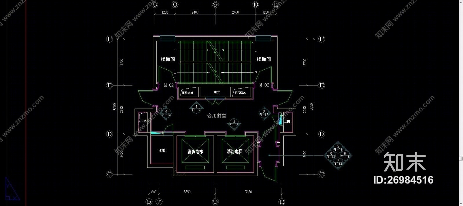 北京泛海二期4#-2地块（CAD施工图纸）施工图下载【ID:26984516】