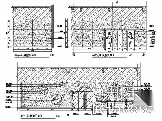 [宁波]国家示范性高等职业院校图书馆室内装修施工图cad施工图下载【ID:161683187】