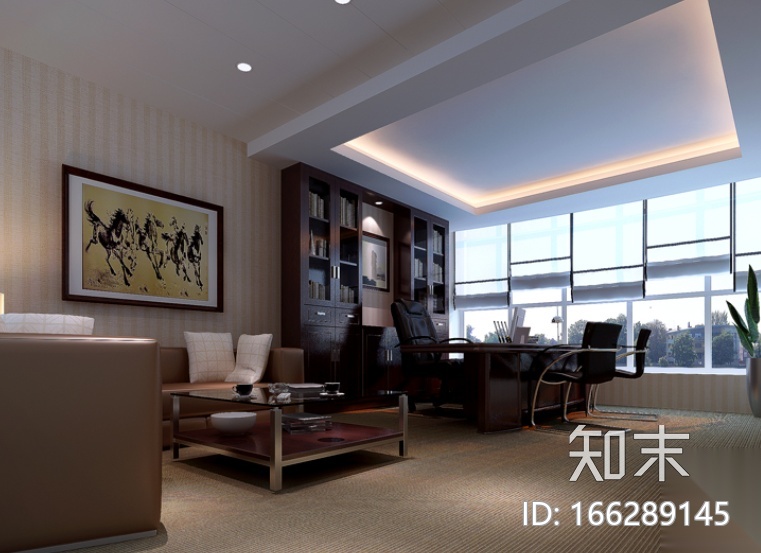 [江西]国际金融办公楼设计施工图（附效果图）施工图下载【ID:166289145】