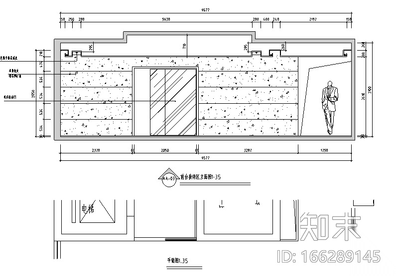 [江西]国际金融办公楼设计施工图（附效果图）cad施工图下载【ID:166289145】
