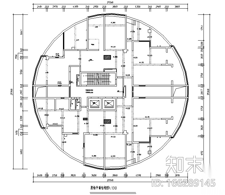 [江西]国际金融办公楼设计施工图（附效果图）cad施工图下载【ID:166289145】
