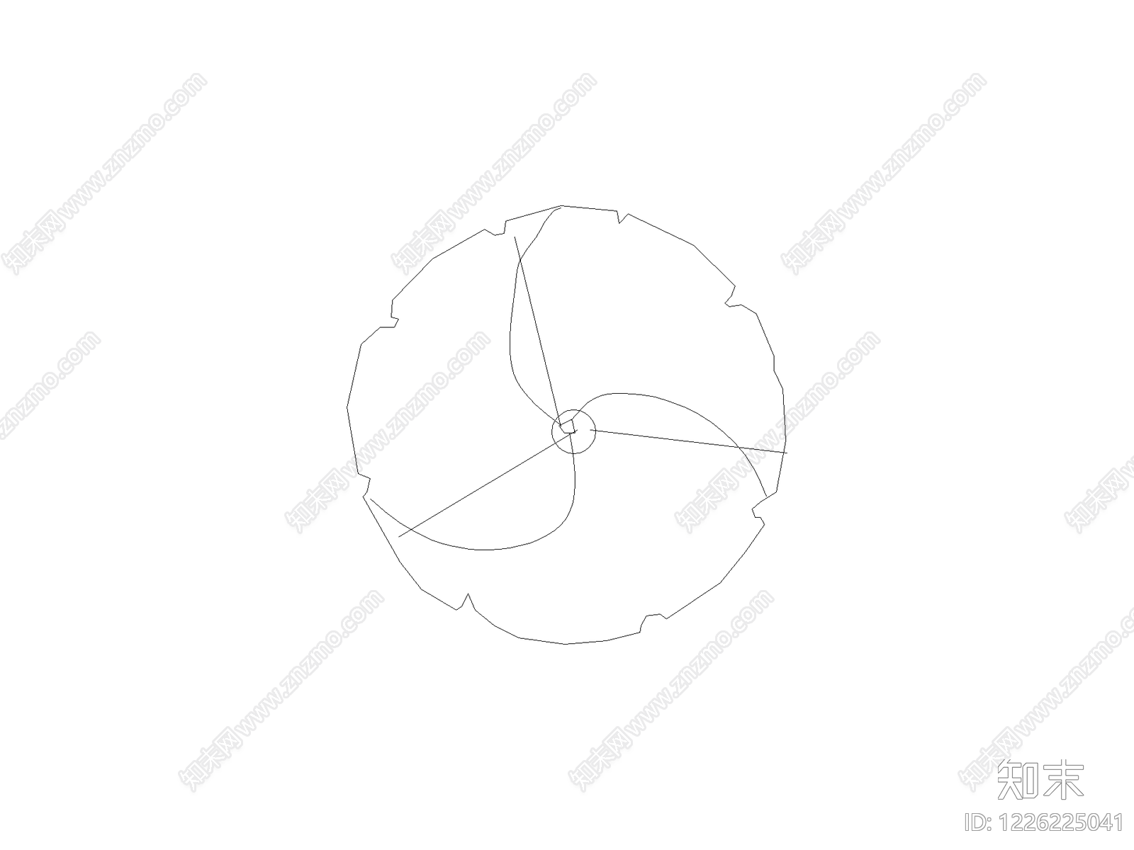 雕花CAD图纸
