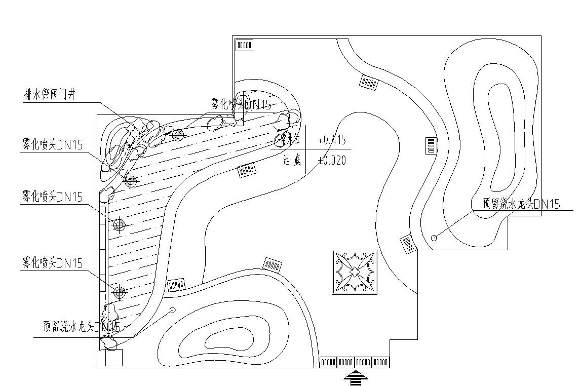 屋顶花园景观工程全套施工图cad施工图下载【ID:160910171】