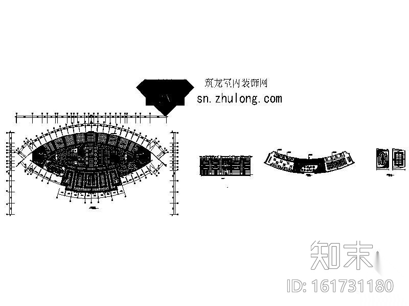 [重庆]某会议室装修图cad施工图下载【ID:161731180】