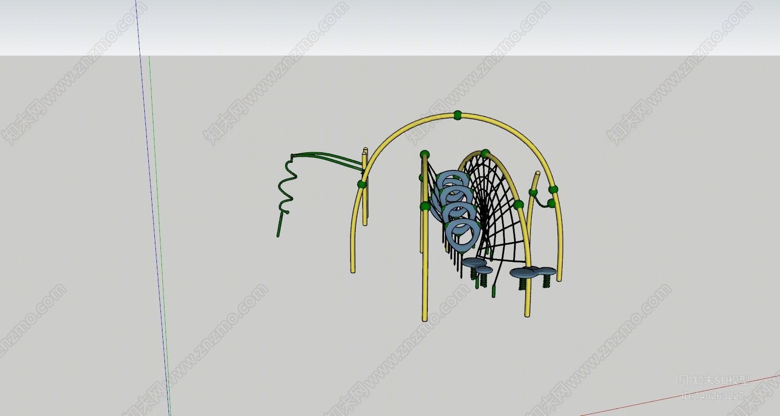 现代风格娱乐器材组合SU模型下载【ID:148263227】