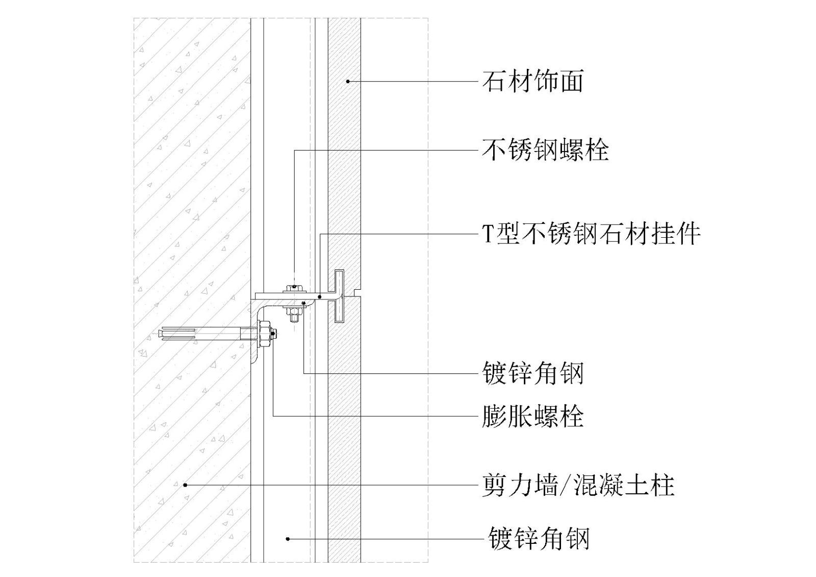 墙面施工图下载【ID:1131220293】