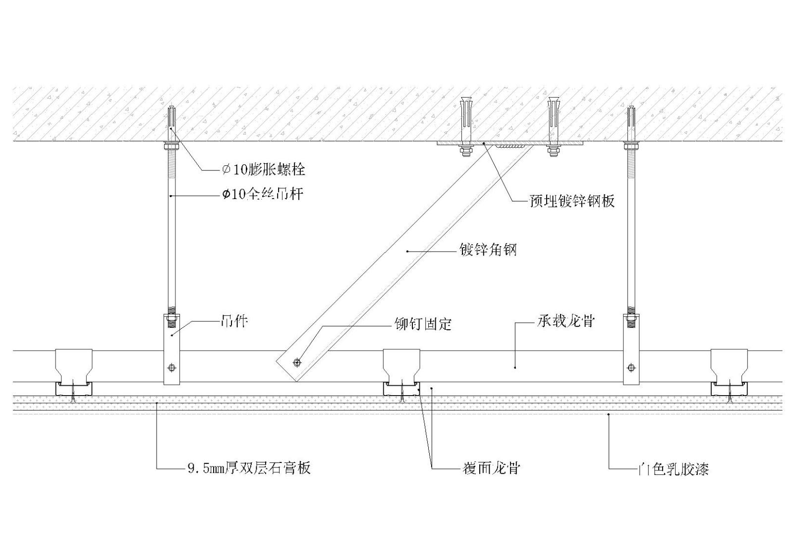 墙面施工图下载【ID:1131220293】