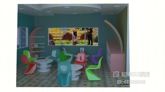儿童娱乐室SU模型下载【ID:918134082】