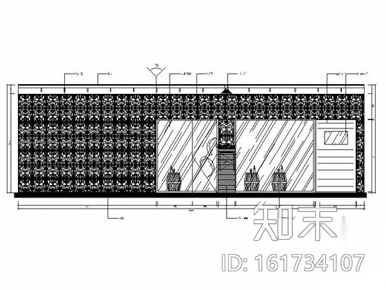 现代时尚跃层酒品专卖店装修图（含实景）cad施工图下载【ID:161734107】