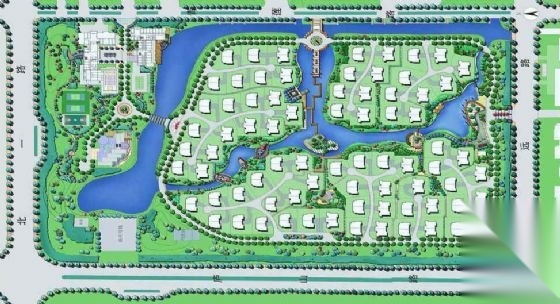 [东营]住区景观规划方案设计cad施工图下载【ID:161109169】