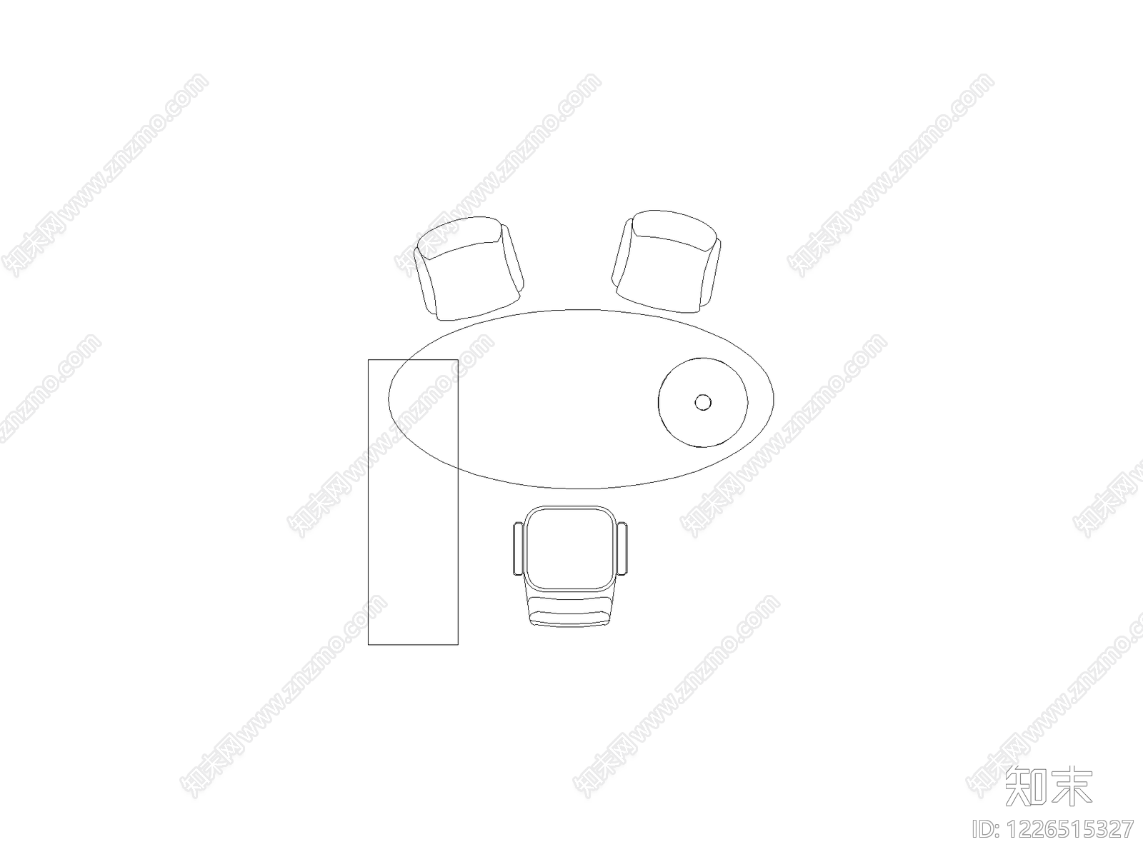 桌子CAD图纸
