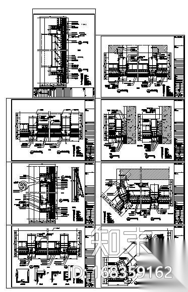 某穿条式隔热铝合金明框幕墙图集施工图下载【ID:168359162】