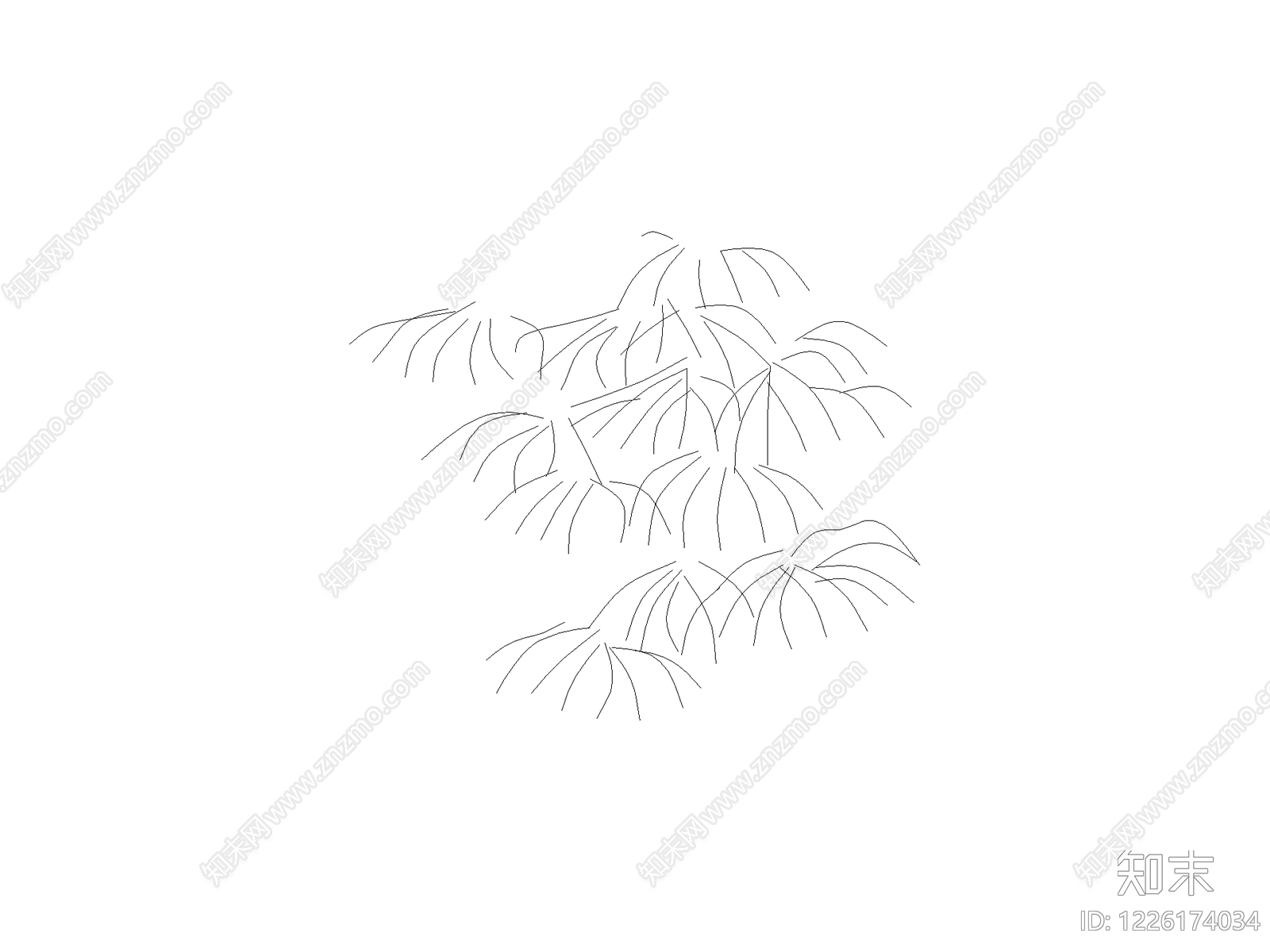 灌木种植CAD图纸