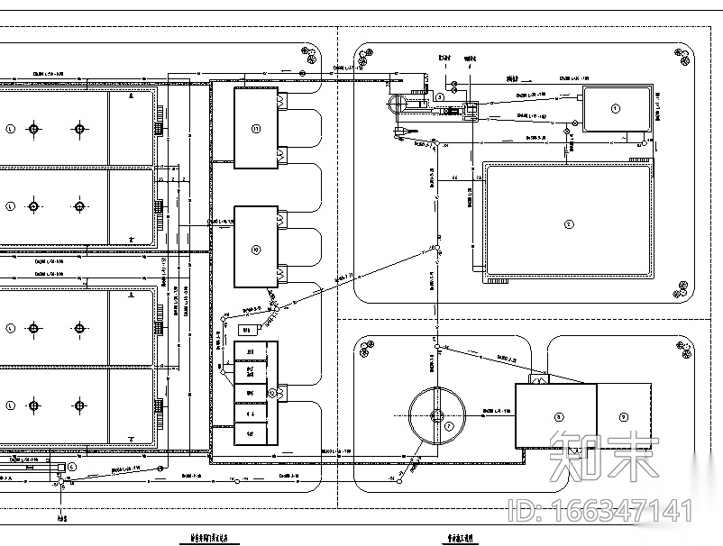 日处理水量15000吨污水处理厂工艺图纸施工图下载【ID:166347141】