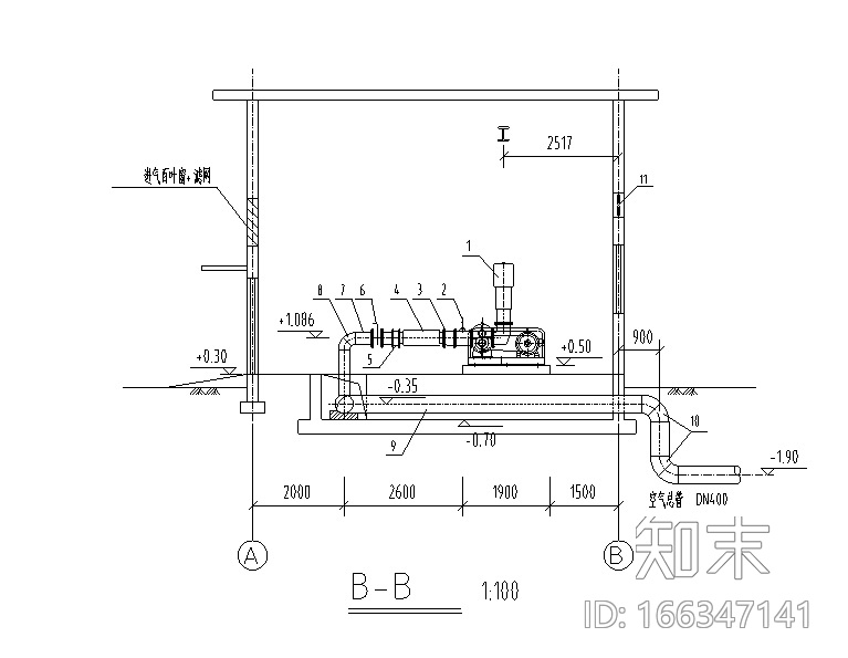 日处理水量15000吨污水处理厂工艺图纸施工图下载【ID:166347141】