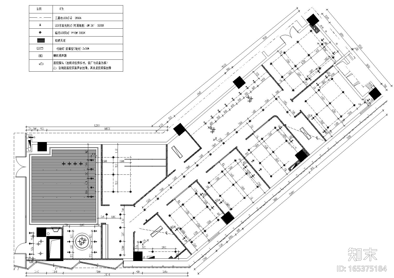 [江苏]迪卡坐标数学俱乐部施工图_附效果图cad施工图下载【ID:165375184】