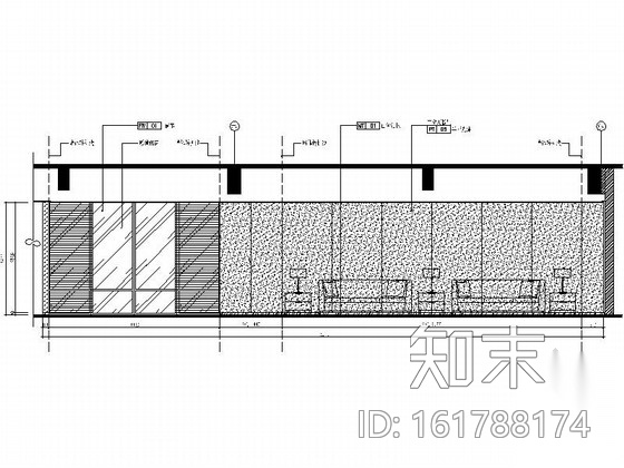 [广州]时尚舒适办公空间设计CAD施工图cad施工图下载【ID:161788174】
