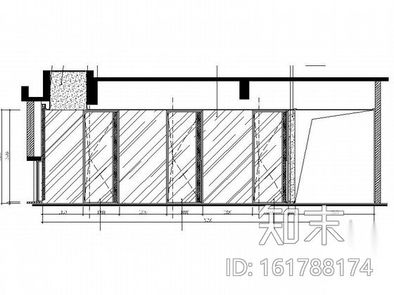 [广州]时尚舒适办公空间设计CAD施工图cad施工图下载【ID:161788174】