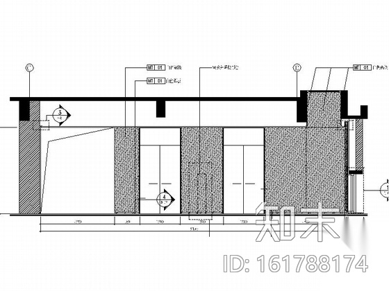 [广州]时尚舒适办公空间设计CAD施工图cad施工图下载【ID:161788174】
