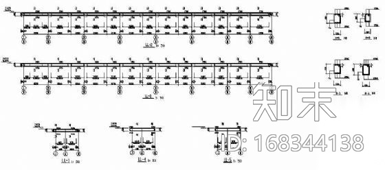 某集体宿舍改造（加卫生间）结构图纸施工图下载【ID:168344138】