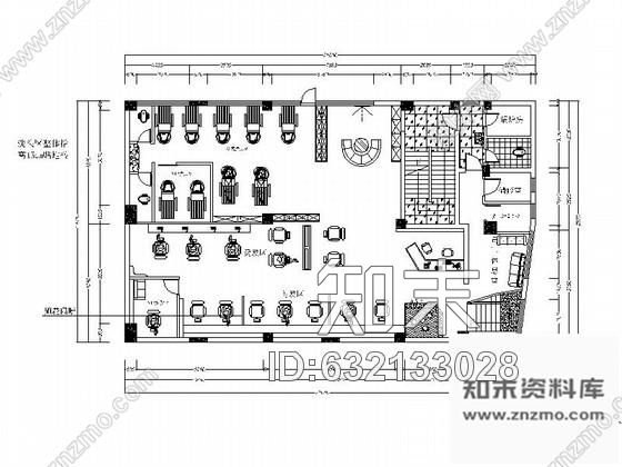 施工图重庆某连锁美发会所室内装修施工图施工图下载【ID:632133028】