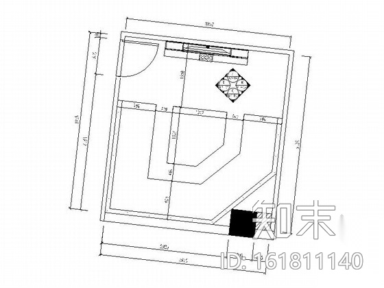 [厦门]高档量贩式KTV包厢室内装修施工图cad施工图下载【ID:161811140】