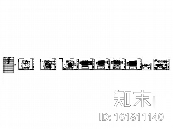 [厦门]高档量贩式KTV包厢室内装修施工图cad施工图下载【ID:161811140】