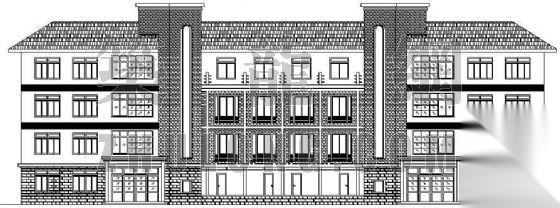 某教学宿舍一体楼建筑设计方案cad施工图下载【ID:149855110】