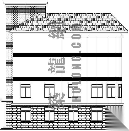 某教学宿舍一体楼建筑设计方案cad施工图下载【ID:149855110】