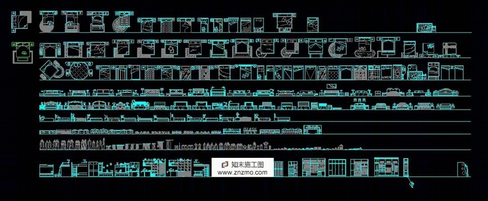 cad图库cad施工图下载【ID:36901063】