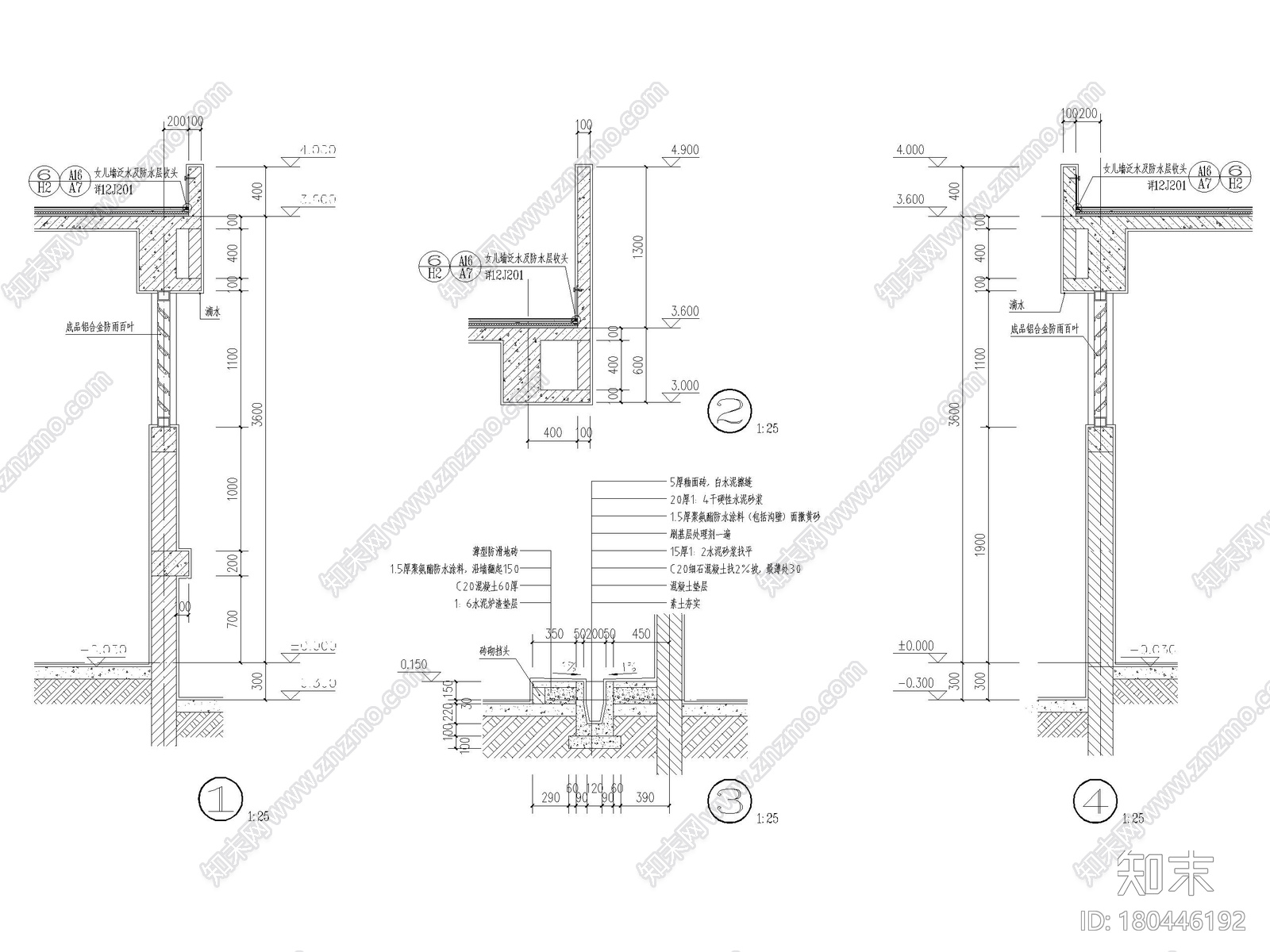 单层框架结构公厕建筑施工图2018施工图下载【ID:180446192】