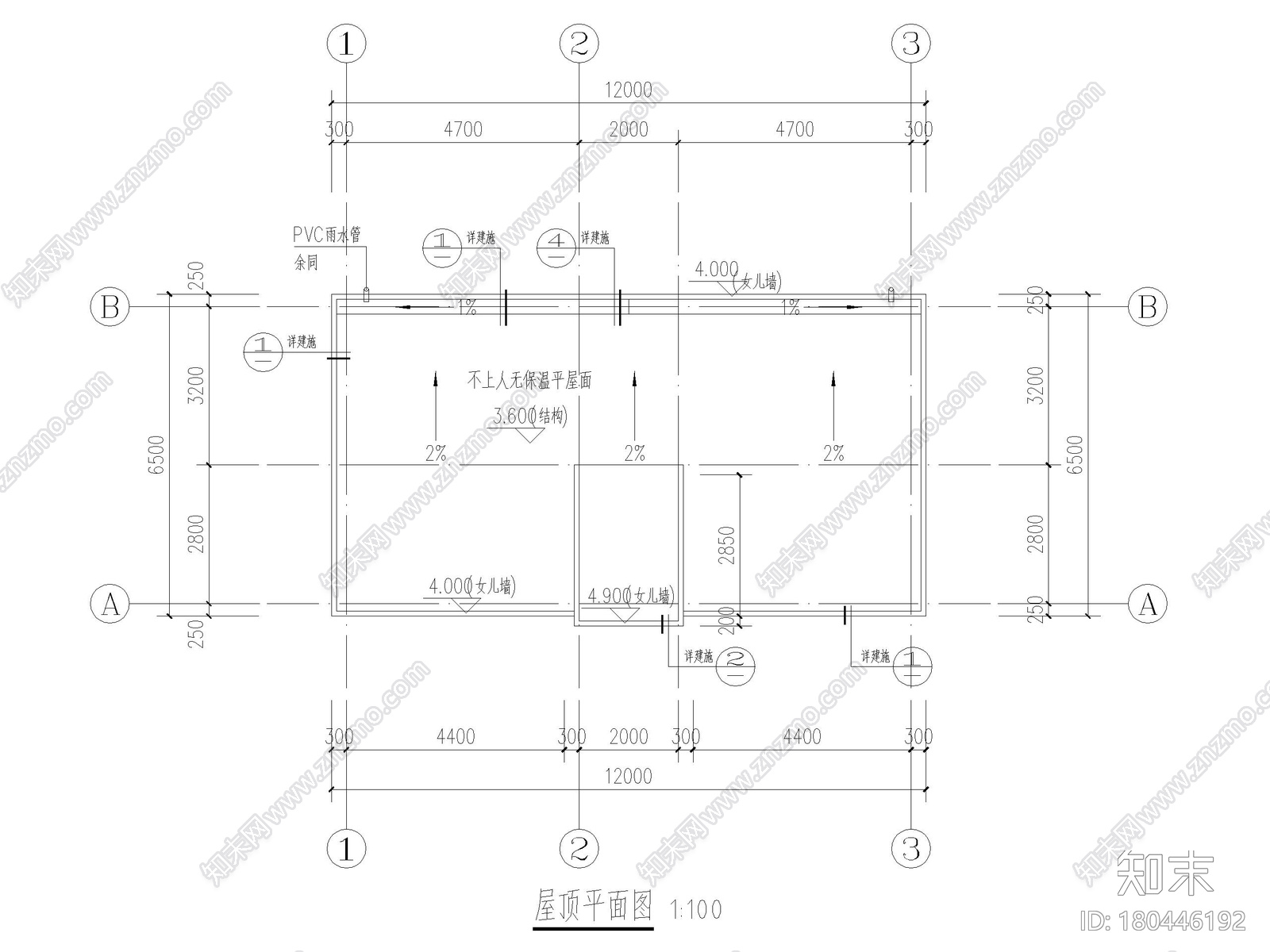 单层框架结构公厕建筑施工图2018施工图下载【ID:180446192】