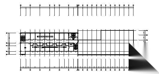 某汽车站建筑方案图cad施工图下载【ID:151680166】