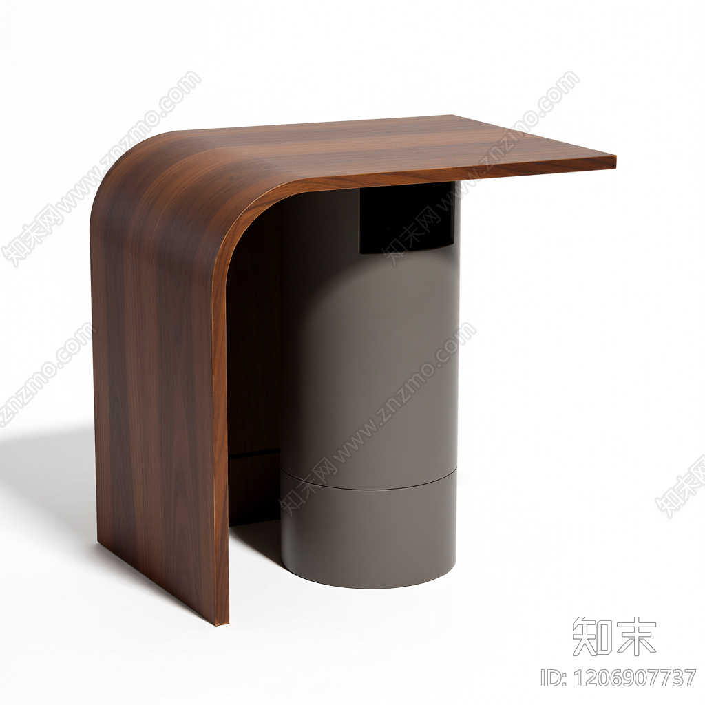 弧形金属边几3D模型下载【ID:1206907737】