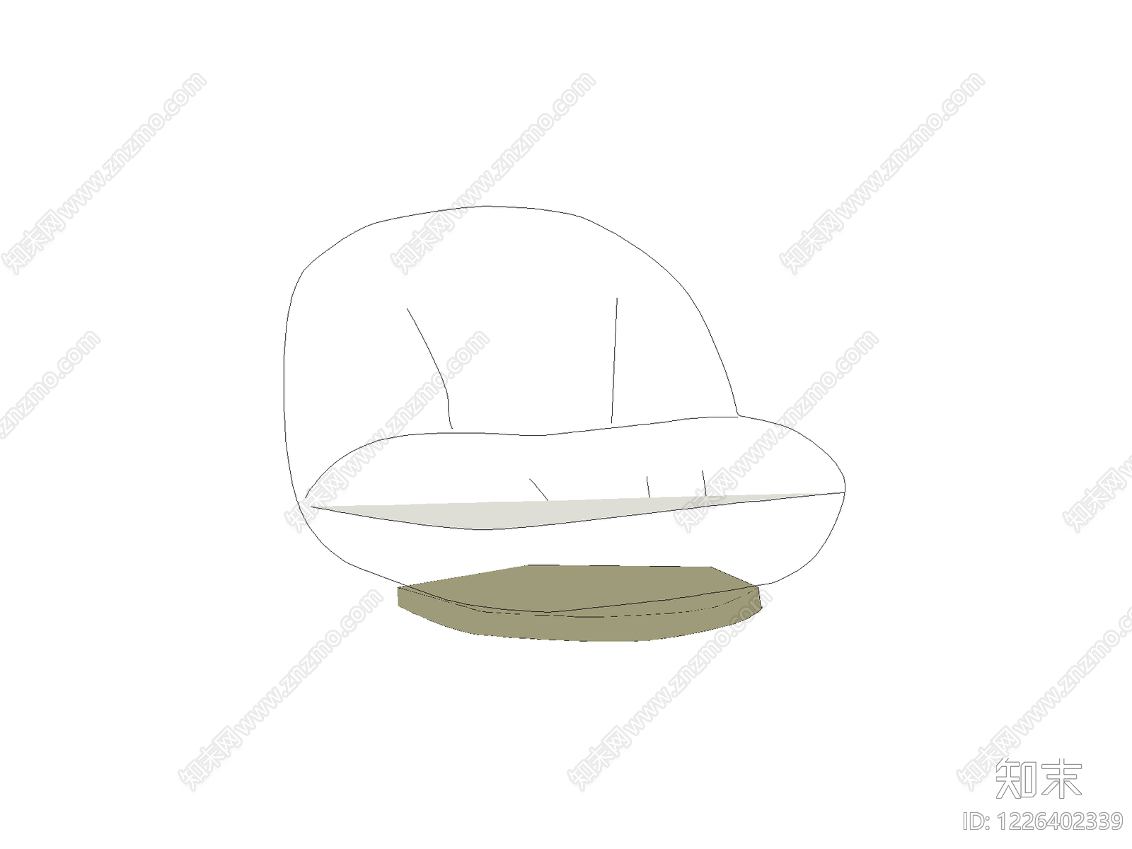 沙发cad施工图下载【ID:1226402339】