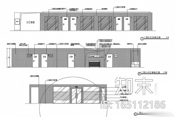 [北京]经济开发区现代化专科医院室内施工图（效果图）cad施工图下载【ID:165112186】