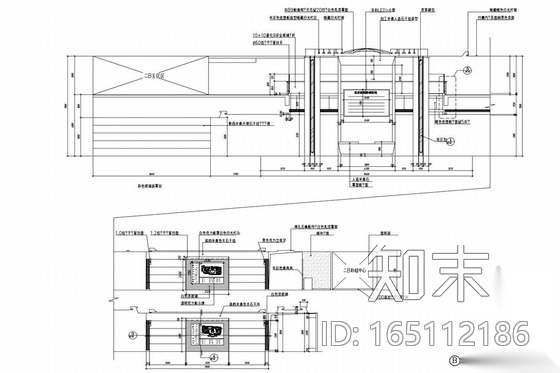 [北京]经济开发区现代化专科医院室内施工图（效果图）cad施工图下载【ID:165112186】