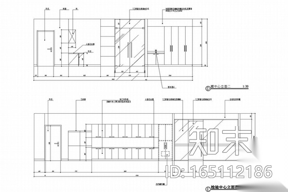 [北京]经济开发区现代化专科医院室内施工图（效果图）cad施工图下载【ID:165112186】