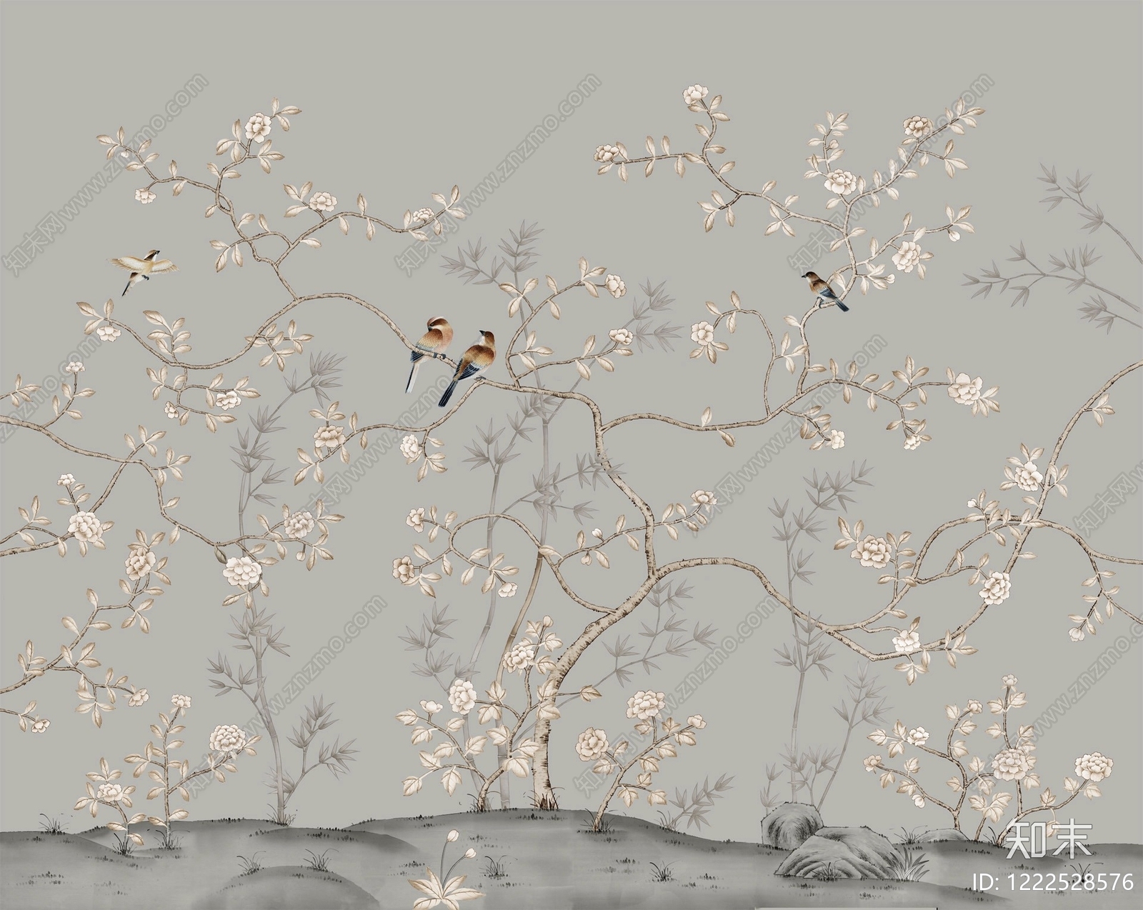 花鸟壁纸高清贴图材质
