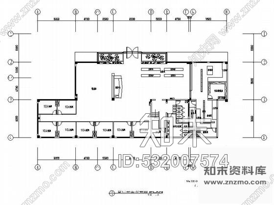 施工图苏州度假休闲酒楼局部室内装修图cad施工图下载【ID:532007574】