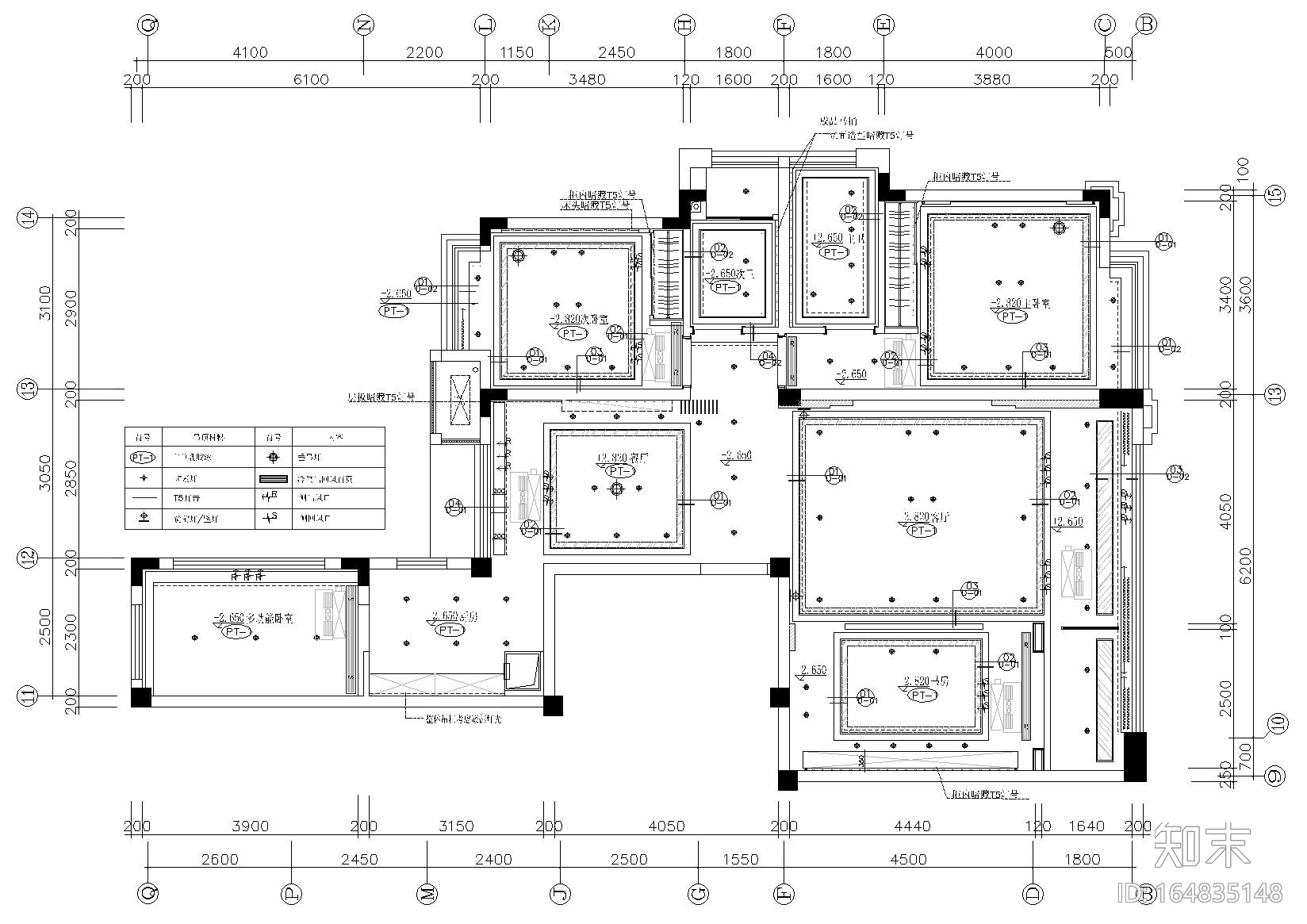 [福州]120㎡现代三居室样板房​施工图+实景施工图下载【ID:164835148】