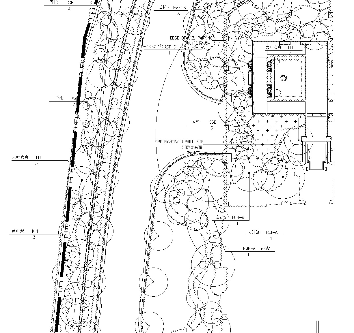 [河南]郑州原著法式新古典植物CAD施工图cad施工图下载【ID:161067194】