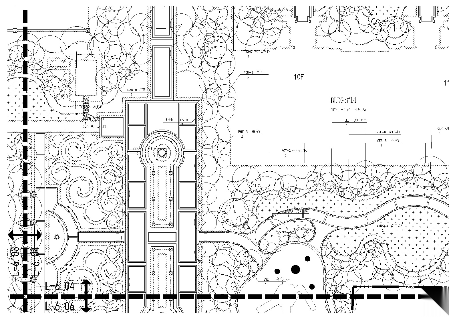 [河南]郑州原著法式新古典植物CAD施工图cad施工图下载【ID:161067194】