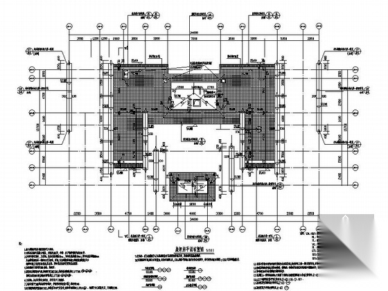 [广东]十八层徽派住宅建筑施工图施工图下载【ID:167048199】